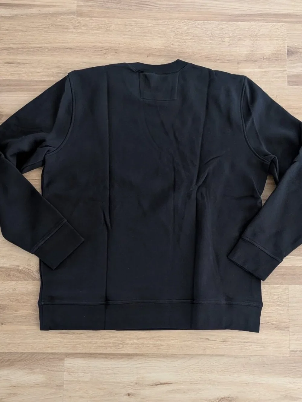 NWT Banana Republic Fleece Crewneck Sweatshirt XXL Black Soft Pullover